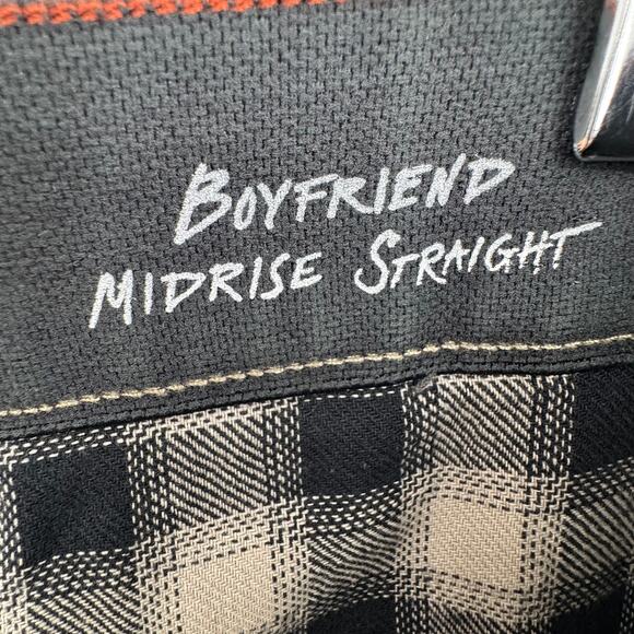 Eddie Bauer jeans 20 flannel lined boyfriend straight mid rise gray straight NEW - Picture 7 of 11